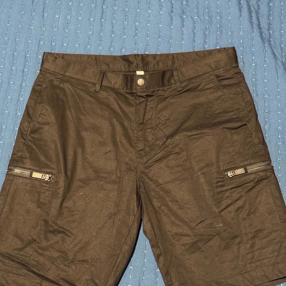 Men's Black Cargo Shorts